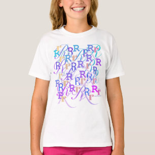Bokstavskonfetti "R" T Shirt
