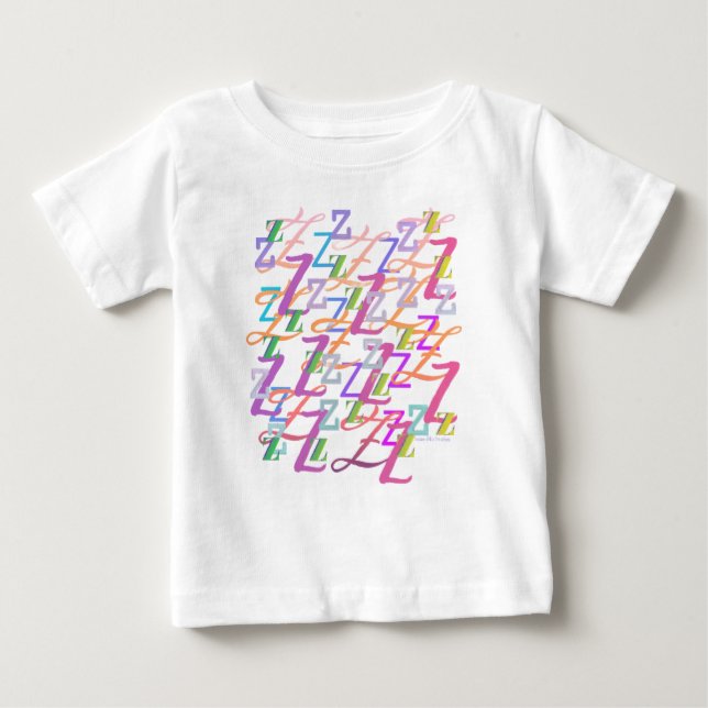 Bokstavskonfetti "Z" T Shirt (Framsida)