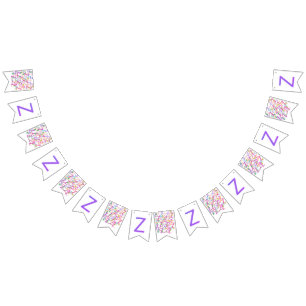 Bokstavskonfetti "Z" Vimplar