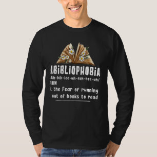 Bokstavsläsare för definition av litteratur, läsni t shirt