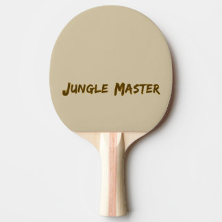 Bokstavsmönstret "Jungle Master" Pingisracket