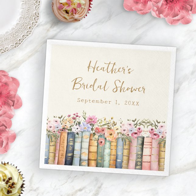 Boktema servett (Book Theme Napkin
)