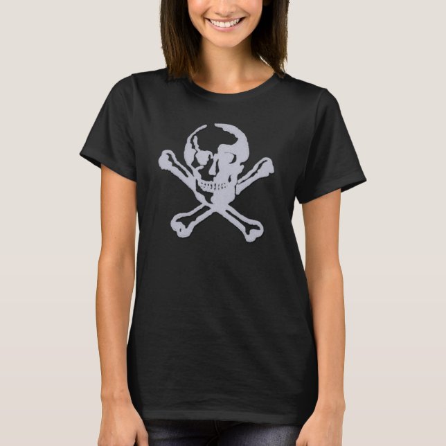 Boktryckarstil Jolly Roger Tee (Framsida)