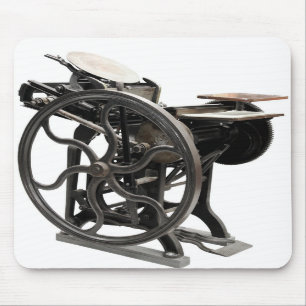 boktryckmaskinmousepad musmatta