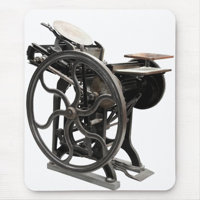 boktryckmaskinmousepad musmatta (Framsidan)