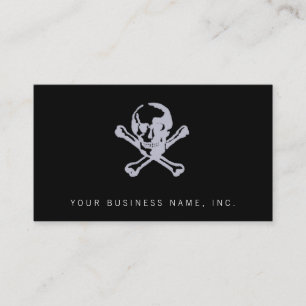 Boktryckstil Jolly Roger Visitkort