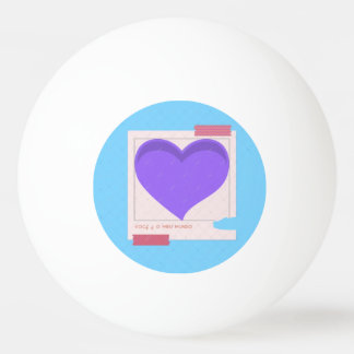 Bola de Ping Pong da minha primeira música  Pingisboll