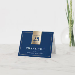 Bolaget ANNIVERSARY business white maravy guld Tack Kort