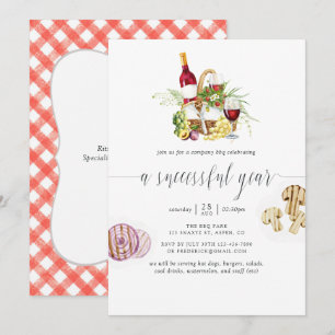 Bolagets BBQ Picnic Add-Logotyp Inbjudningar