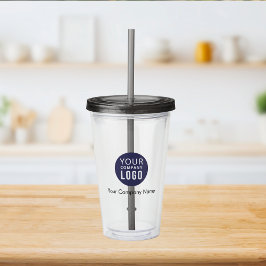 Bolagsbefordrande akrylisk Logotyp Take Away Mugg
