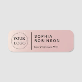 Bolagsverkets Logotyp, anställd Faux Ro Guld Namnbricka