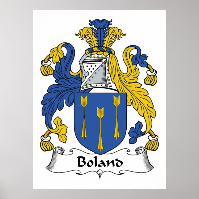 Boland Family Crest Poster (Framsidan)