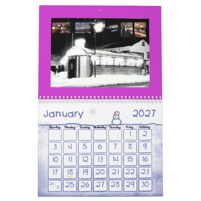 bölar nedgångar, vt. kalender (Jan 2027)