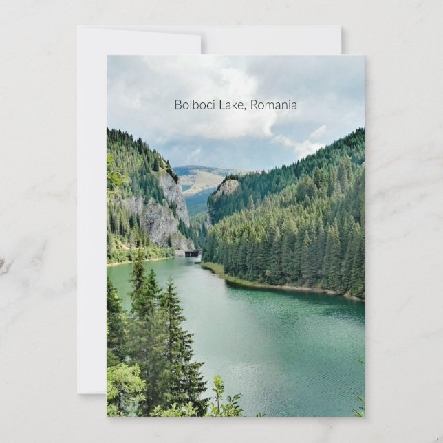Bolboci Sjö , Rumänien (Framsida)