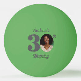 Bold 30th Birthday Party Photo Pingisboll