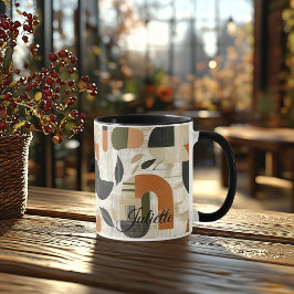 Bold Abstract - Personalized Rustic Earthy Mugg