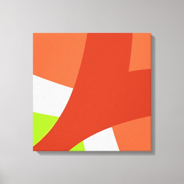 Bold Abstrakt Office Canvastryck (Framsida)