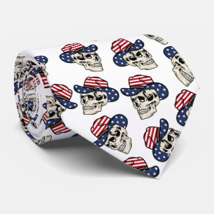 Bold American Cowboy Skull Slips