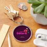 Bold Anatomical Heart Pink Gift– Rund Silverfärgad Nyckelring<br><div class="desc">A passionate round keychain featuring a realistic heart blooming with a white rose, surrounded by the powerful words "My heart is yours" in vibrant pink script. The perfect bold and romantic gift to say "I'm all yours". Ideal for Valentine's Day, anniversaries, or deep love expressions. High-quality metal frame with clear...</div>