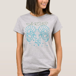 Bold Aries Girls T-Shirt: Fiery Zodiac Sign T Shirt