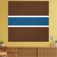 Bold Athletic Ocean Blue Deep Brown White Rand