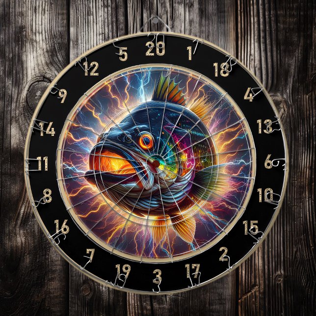 Bold Bass Dart Board Showbit Crewbit Darttavla (Skapare uppladdad)