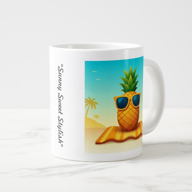 "Bold Beach Mood" Jumbo Mugg (Framsida höger)