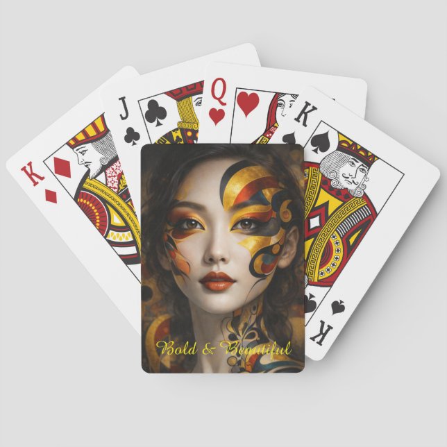 Bold & Beautiful, Gilded Reverie Muse Casinokort (Baksidan)