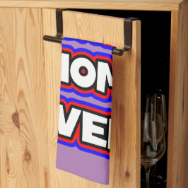 Bold Best Cat Mamma någonsin-Roligt Typografi Kökshandduk