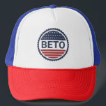 Bold Beto Navy Blue Modern Flagga 2022 Val Keps<br><div class="desc">Coolans marinblått och rött modernt politikhat för Beto. Rösta för Texas demokratiska kandidat och visa stöd med detta djärva och raka prick för guvernörsvalet i Texas 2022.</div>