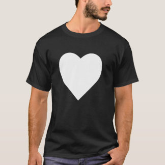 Bold Big Heart-grafik, sommartid T Shirt