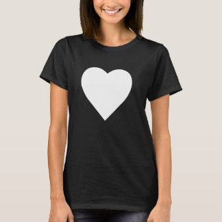 Bold Big Heart-grafik, sommartid T Shirt