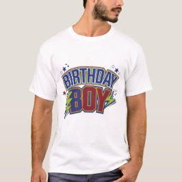 Bold Birthday Boy T Shirt