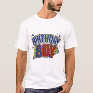 Bold Birthday Boy T Shirt