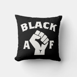 Bold Black AF Ord Art Fist Kudde