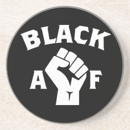 Bold Black AF Ord Art Fist Underlägg