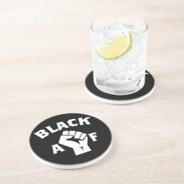 Bold Black AF Ord Art Fist Underlägg