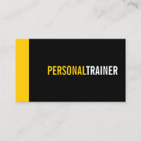 Bold Black and Anpassningsbar Färg Personal Traine