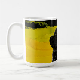 Bold Black Chimp Kaffemugg