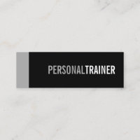 Bold Black och Grått Personal Trainer