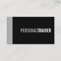 Bold Black och Grått Personal Trainer