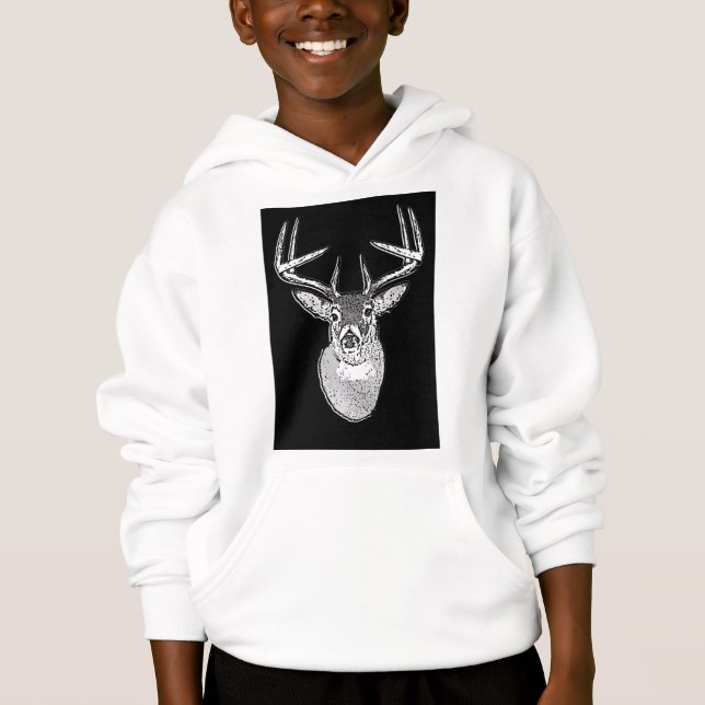 Bold Black White Svan Hjort Tee (Framsida)