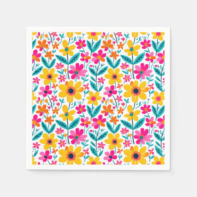 Bold Bloom  Pappersservett (Framsidan)