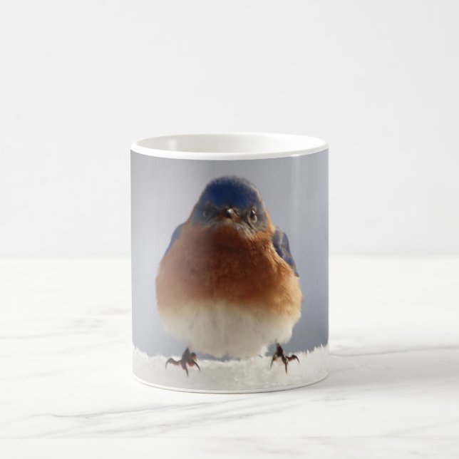 Bold Blue Bird Mugg (Center)