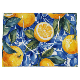 Bold Blue Italiano Positano Lemon