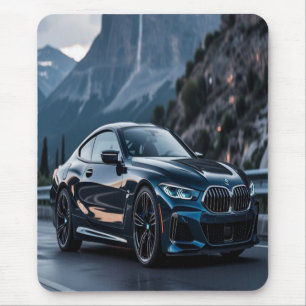 Bold BMW Dream Car Design - Sleek Luxury för Auto Musmatta