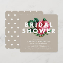 Bold Botanical | Bröllopsfestinladning Inbjudningar
