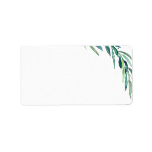 Bold Botanicals Tom Adress Adressetikett