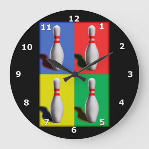 Bold Bowling Stift Stor Klocka