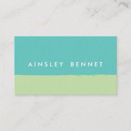 Bold Bright Färg-blockera Affärskort Visitkort